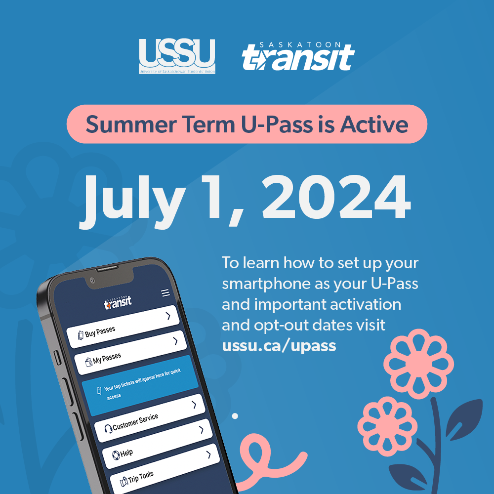 USSU Summer UPass Important Dates USSU News and Events